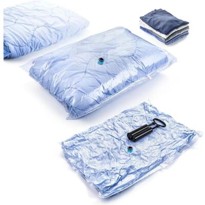 Lamart VACUUM LT8023 – Set of vacuum bags with pump (2 pcs), Reinigungsutensil, Silber Lamart VACUUM LT8023 – Set of vacuum bags with pump (2 pcs), Reinigungsutensil, Silber