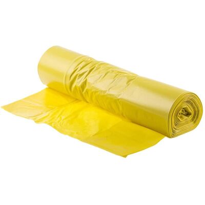 RS PRO Yellow refuse sack 200 gauge, Abfallsack, Gelb RS PRO Yellow refuse sack 200 gauge, Abfallsack, Gelb