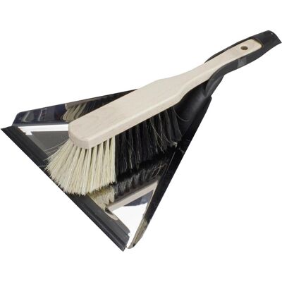 Bümag Kehrgarnitur mit Edelstahlschaufel Bmag verschiedene Farben, Reinigungsutensil, Silber Bümag Kehrgarnitur mit Edelstahlschaufel Bmag verschiedene Farben, Reinigungsutensil, Silber