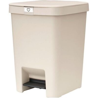 Brabantia Treteimer StepUp 25 l, Abfalleimer, Beige Brabantia Treteimer StepUp 25 l, Abfalleimer, Beige