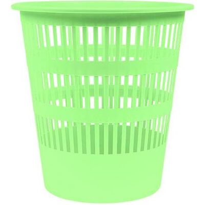 Donau Life abfalleimer, durchbrochen, 12l, pastell, grün, Abfalleimer, Grün Donau Life abfalleimer, durchbrochen, 12l, pastell, grün, Abfalleimer, Grün