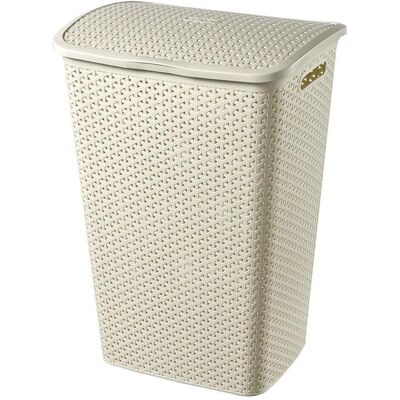 Curver, Wäschekorb, Korb My Style 216582 (55 l 1 Kammer cremefarben) (55 l) Curver, Wäschekorb, Korb My Style 216582 (55 l 1 Kammer cremefarben) (55 l)
