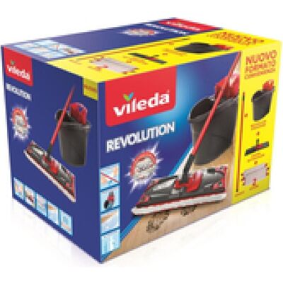 Vileda Revolution Box, Reinigungsutensil, Rot, Schwarz Vileda Revolution Box, Reinigungsutensil, Rot, Schwarz
