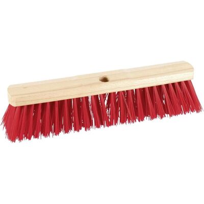 Nölle Saalbesen Holz/Elaston 60cm, Reinigungsutensil, Rot Nölle Saalbesen Holz/Elaston 60cm, Reinigungsutensil, Rot