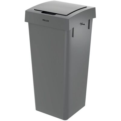 Müllex S-LINE S60, Abfalleimer, Grau Müllex S-LINE S60, Abfalleimer, Grau