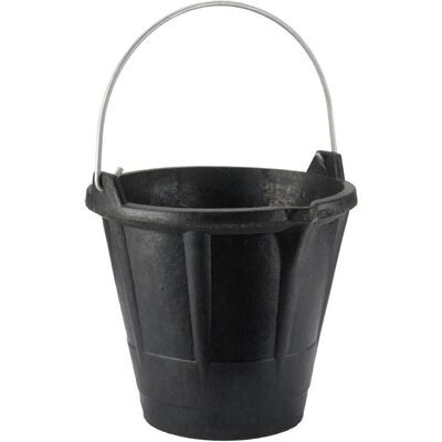 Bellota Eimer Mit Henkel 12 L Industriell Schwarz Gummi Resistent, Reinigungsutensil, Schwarz Bellota Eimer Mit Henkel 12 L Industriell Schwarz Gummi Resistent, Reinigungsutensil, Schwarz