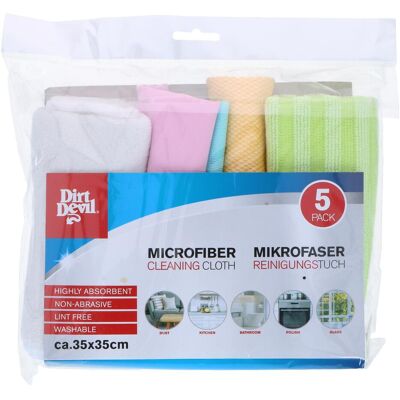 Dirt Devil Mikrofasertücher, Reinigungsutensil, Mehrfarbig Dirt Devil Mikrofasertücher, Reinigungsutensil, Mehrfarbig
