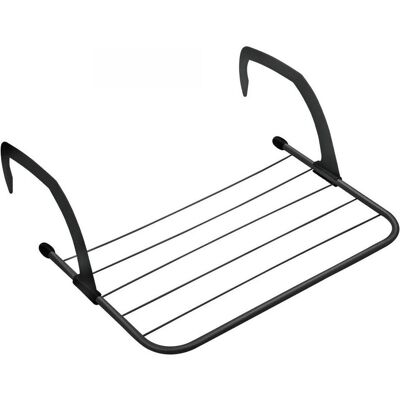 Jata HTEN2403, Wäscheständer, Schwarz Jata HTEN2403, Wäscheständer, Schwarz