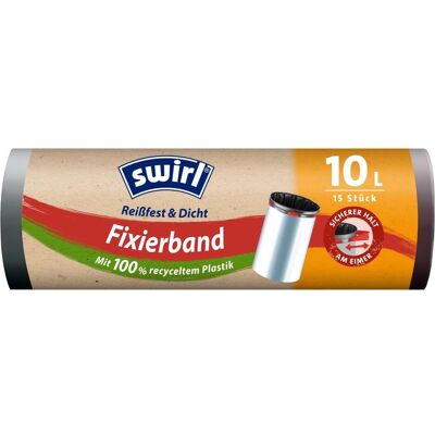 Swirl Müllbeutel 4635 10,0 l schwarz, 15 St., Abfallsack, Schwarz Swirl Müllbeutel 4635 10,0 l schwarz, 15 St., Abfallsack, Schwarz