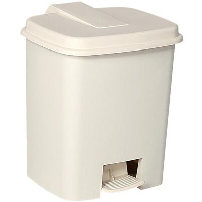 Teko Tret-Kosmetikeimer, 4,5 Liter, Kunststoff, weiss, (H x B x T) 270 x 225 x 225 mm, Abfalleimer, Weiss Teko Tret-Kosmetikeimer, 4,5 Liter, Kunststoff, weiss, (H x B x T) 270 x 225 x 225 mm, Abfalleimer, Weiss