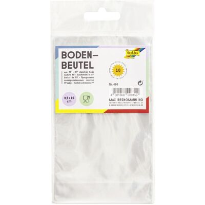 Magni Bodenbeutel ohne Druck 115x190mm, 10 Stück, Abfallsack, Transparent Magni Bodenbeutel ohne Druck 115x190mm, 10 Stück, Abfallsack, Transparent