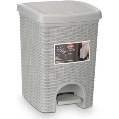 Kerbl Stefanplast Elegance Rattan Abfalleimer 20 Liter, Abfalleimer, Grau Kerbl Stefanplast Elegance Rattan Abfalleimer 20 Liter, Abfalleimer, Grau