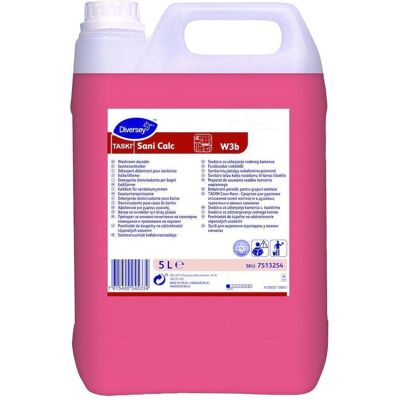 Diversey Taski Sani Calc W3b, Sanitärgrundreiniger, 5 Liter, Entkalker Diversey Taski Sani Calc W3b, Sanitärgrundreiniger, 5 Liter, Entkalker