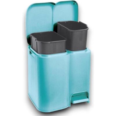 Tontarelli Patty 2 Aurora Wertstofftonne, Abfalleimer, Blau Tontarelli Patty 2 Aurora Wertstofftonne, Abfalleimer, Blau