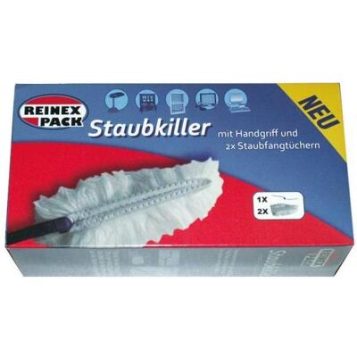 Magni Staubwedel, Staubkiller mit Handgriff inkl. 2x Staubfangtuch Microfaser, Reinigungsutensil Magni Staubwedel, Staubkiller mit Handgriff inkl. 2x Staubfangtuch Microfaser, Reinigungsutensil
