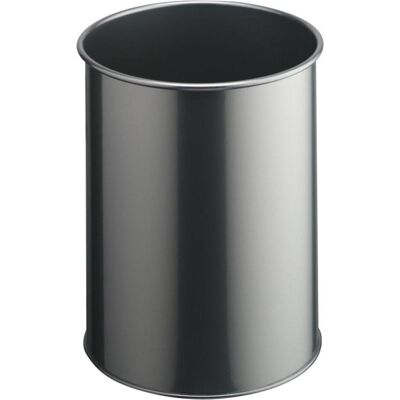 Durable Papierkorb Metall 15L rund 1 ST 330123, Abfalleimer, Silber Durable Papierkorb Metall 15L rund 1 ST 330123, Abfalleimer, Silber