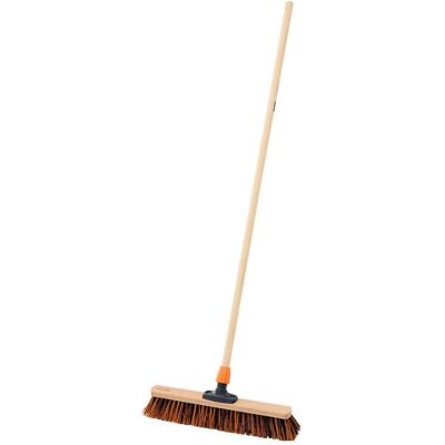 Siena Garden Saalbesen 50 cm Südharzer Bauernbesen Kunststoffhalter, Buche FSC 100 %, Reinigungsutensil, Grau, Orange Siena Garden Saalbesen 50 cm Südharzer Bauernbesen Kunststoffhalter, Buche FSC 100 %, Reinigungsutensil, Grau, Orange
