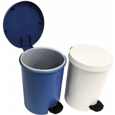Magni Treteimer 12 Liter, Abfalleimer, Blau, Weiss Magni Treteimer 12 Liter, Abfalleimer, Blau, Weiss