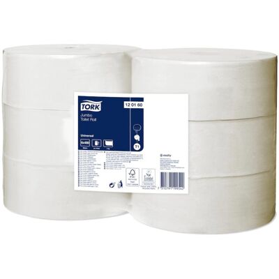 kaiserkraft, Toilettenpapier, Toilettenpapier, Industrie-Jumborolle (6 Stk.) kaiserkraft, Toilettenpapier, Toilettenpapier, Industrie-Jumborolle (6 Stk.)