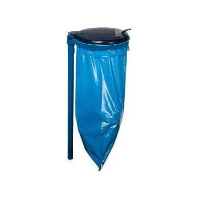 VAR Abfallsammler 120 l blau stationär ME-Deckel, Abfalleimer, Blau VAR Abfallsammler 120 l blau stationär ME-Deckel, Abfalleimer, Blau