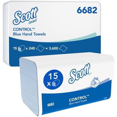 Scott Papierhandtuch Xtra 20 x 31,5 cm (B x L) Airflex&trade, Haushaltspapier, Blau Scott Papierhandtuch Xtra 20 x 31,5 cm (B x L) Airflex&trade, Haushaltspapier, Blau