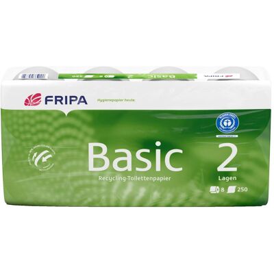 Fripa, Toilettenpapier, Basic (8 Stk.) Fripa, Toilettenpapier, Basic (8 Stk.)