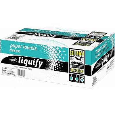 Wepa Satino by liquify Handtuchpapier - 276580 - --kompatibel - 3750 Blatt - 2-lagig -, Haushaltspapier Wepa Satino by liquify Handtuchpapier - 276580 - --kompatibel - 3750 Blatt - 2-lagig -, Haushaltspapier