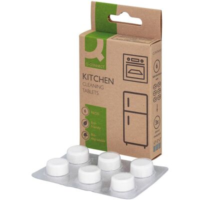Q-Connect Küchenreiniger Tabletten, Reinigungsmittel Q-Connect Küchenreiniger Tabletten, Reinigungsmittel