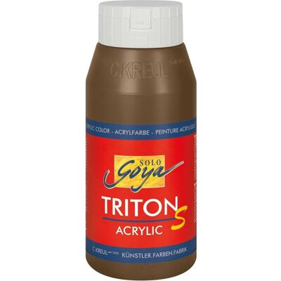 Magni, Künstlerfarbe + Bastelfarbe, KREUL 17311 - Solo Goya Triton S Acrylfarbe havannabraun, 750 ml Flasche, schnell trocknend mit Glan (750 ml) Magni, Künstlerfarbe + Bastelfarbe, KREUL 17311 - Solo Goya Triton S Acrylfarbe havannabraun, 750 ml Flasche, schnell trocknend mit Glan (750 ml)