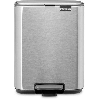 Brabantia Treteimer Bo 7 l, Abfalleimer, Silber Brabantia Treteimer Bo 7 l, Abfalleimer, Silber