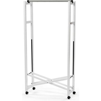 Garderobe + Kleiderstange, ARREDAMENTI GIULIUS Giulius Kleiderständer - 78 x 31 cm Weiss Garderobe + Kleiderstange, ARREDAMENTI GIULIUS Giulius Kleiderständer - 78 x 31 cm Weiss