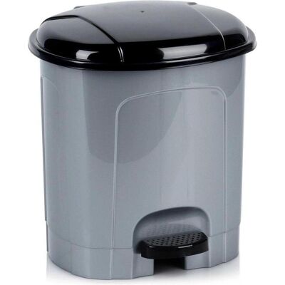 Kela Kosz na śmieci z pedałem plastikowy szary 5,5 l, Abfalleimer, Grau Kela Kosz na śmieci z pedałem plastikowy szary 5,5 l, Abfalleimer, Grau