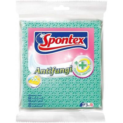 Spontex Spontexšluostės-Kempinės Antifungi.3vnt, Reinigungsutensil, Gelb Spontex Spontexšluostės-Kempinės Antifungi.3vnt, Reinigungsutensil, Gelb