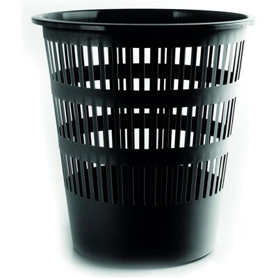 Donau Abfalleimer, mesh, 12l, schwarz, Abfalleimer, Schwarz Donau Abfalleimer, mesh, 12l, schwarz, Abfalleimer, Schwarz