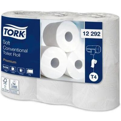 Tork, Toilettenpapier, Toilettenpapier 12292 Weiss 48 Rollen (48 Stk.) Tork, Toilettenpapier, Toilettenpapier 12292 Weiss 48 Rollen (48 Stk.)