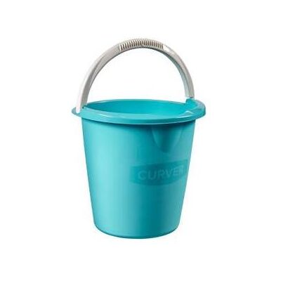 Curver Standard Eimer 10 Liter Molokai Blau, Reinigungsutensil, Blau Curver Standard Eimer 10 Liter Molokai Blau, Reinigungsutensil, Blau