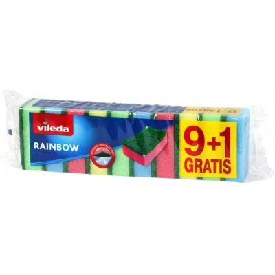 Vileda Reinigungsschwamm Rainbow 10 Stück, Reinigungsutensil, Mehrfarbig Vileda Reinigungsschwamm Rainbow 10 Stück, Reinigungsutensil, Mehrfarbig