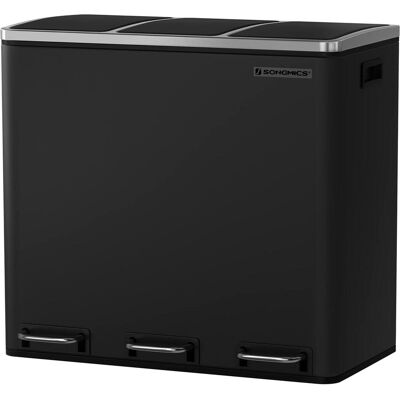 Songmics Rubbi, Abfalleimer, Schwarz Songmics Rubbi, Abfalleimer, Schwarz