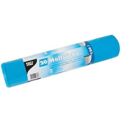 Starpak Mlls„cke LDPE, 120 Liter, blau, Abfallsack, Blau Starpak Mlls„cke LDPE, 120 Liter, blau, Abfallsack, Blau