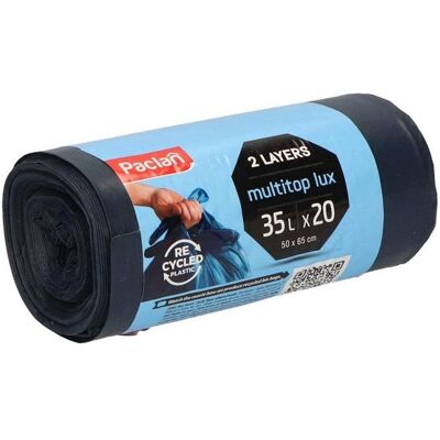 Paclan Multitop Lux, Abfallsack, Schwarz Paclan Multitop Lux, Abfallsack, Schwarz