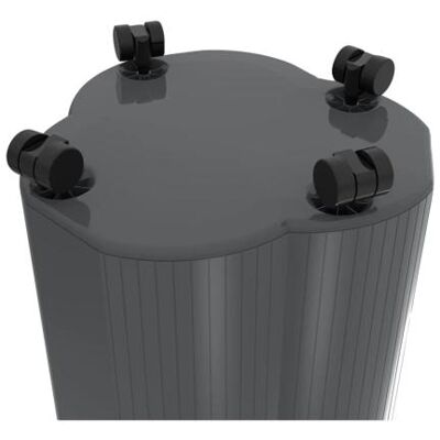 Exacompta Rollen für Abfalleimer Tri Bin EcoBlack, Abfalleimer, Schwarz Exacompta Rollen für Abfalleimer Tri Bin EcoBlack, Abfalleimer, Schwarz