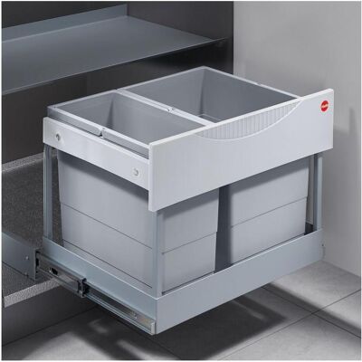 Hailo Modell 3644801 - Küchen-Einbauabfallsammler, Hellgrau Hailo Modell 3644801 - Küchen-Einbauabfallsammler, Hellgrau