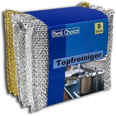 Magni 5 Stück Topfreiniger 8 x 10 cm x 1,5 cm, Reinigungsutensil Magni 5 Stück Topfreiniger 8 x 10 cm x 1,5 cm, Reinigungsutensil