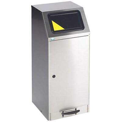 VAR Wertstoffsammelgerät 75 mit Pedal 1005 x 405 x 475 mm, Abfalleimer, Silber VAR Wertstoffsammelgerät 75 mit Pedal 1005 x 405 x 475 mm, Abfalleimer, Silber