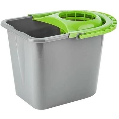 York Plastikeimer für einen Mopp mit 14 l Squeezer, Reinigungsutensil York Plastikeimer für einen Mopp mit 14 l Squeezer, Reinigungsutensil