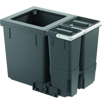 Müllex Kehrichtbehälter X-LINE X60, Abfalleimer, Grau Müllex Kehrichtbehälter X-LINE X60, Abfalleimer, Grau