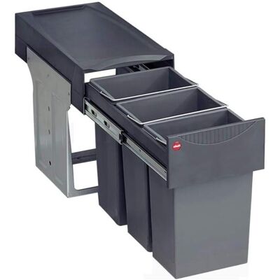 Hailo TZ Swing, Abfalleimer, Silber, Grau Hailo TZ Swing, Abfalleimer, Silber, Grau