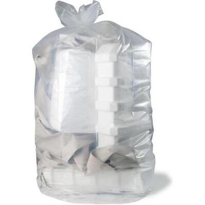 Transpak Abfallsack Premium Grösse XXL Masse 1240+840x2500mm PE transparent Inhalt 2500l Stärke 100µ, Abfallsack, Transparent Transpak Abfallsack Premium Grösse XXL Masse 1240+840x2500mm PE transparent Inhalt 2500l Stärke 100µ, Abfallsack, Transparent