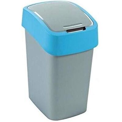 Curver Pacific Flip Bin für Binder Open 10L Blau (CUR000228), Abfalleimer, Blau Curver Pacific Flip Bin für Binder Open 10L Blau (CUR000228), Abfalleimer, Blau