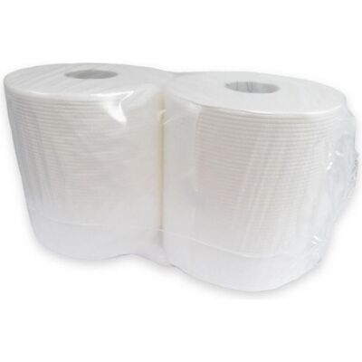 RS PRO White Steadfast 60 Twin Pack Roll, Reinigungsutensil, Weiss RS PRO White Steadfast 60 Twin Pack Roll, Reinigungsutensil, Weiss